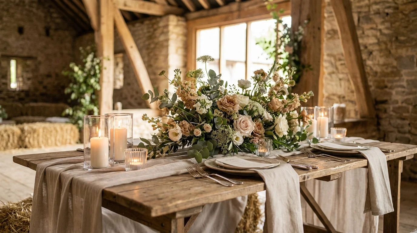 Décoration de mariage champêtre : idées et inspirations