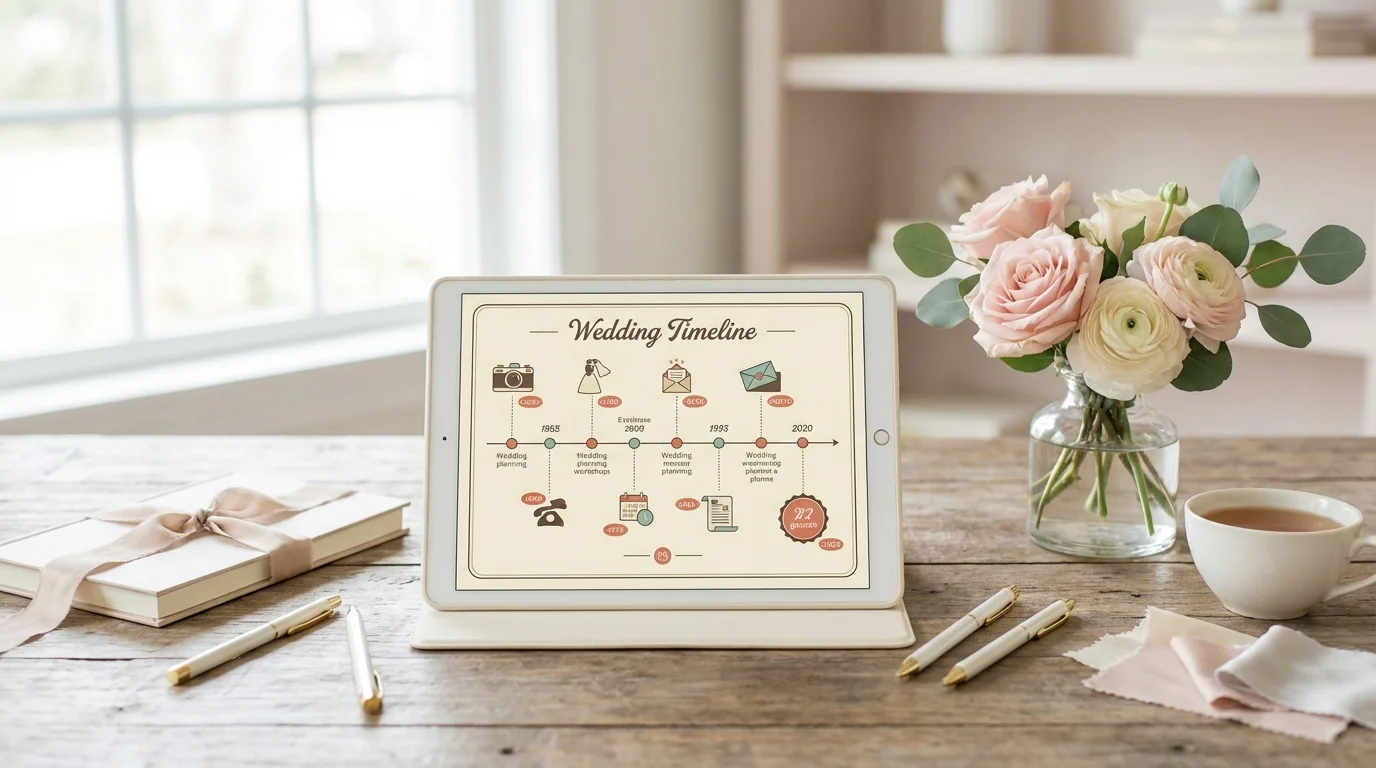 Rétro-planning mariage : le guide mois par mois
